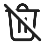 Delete Off SVG Icon